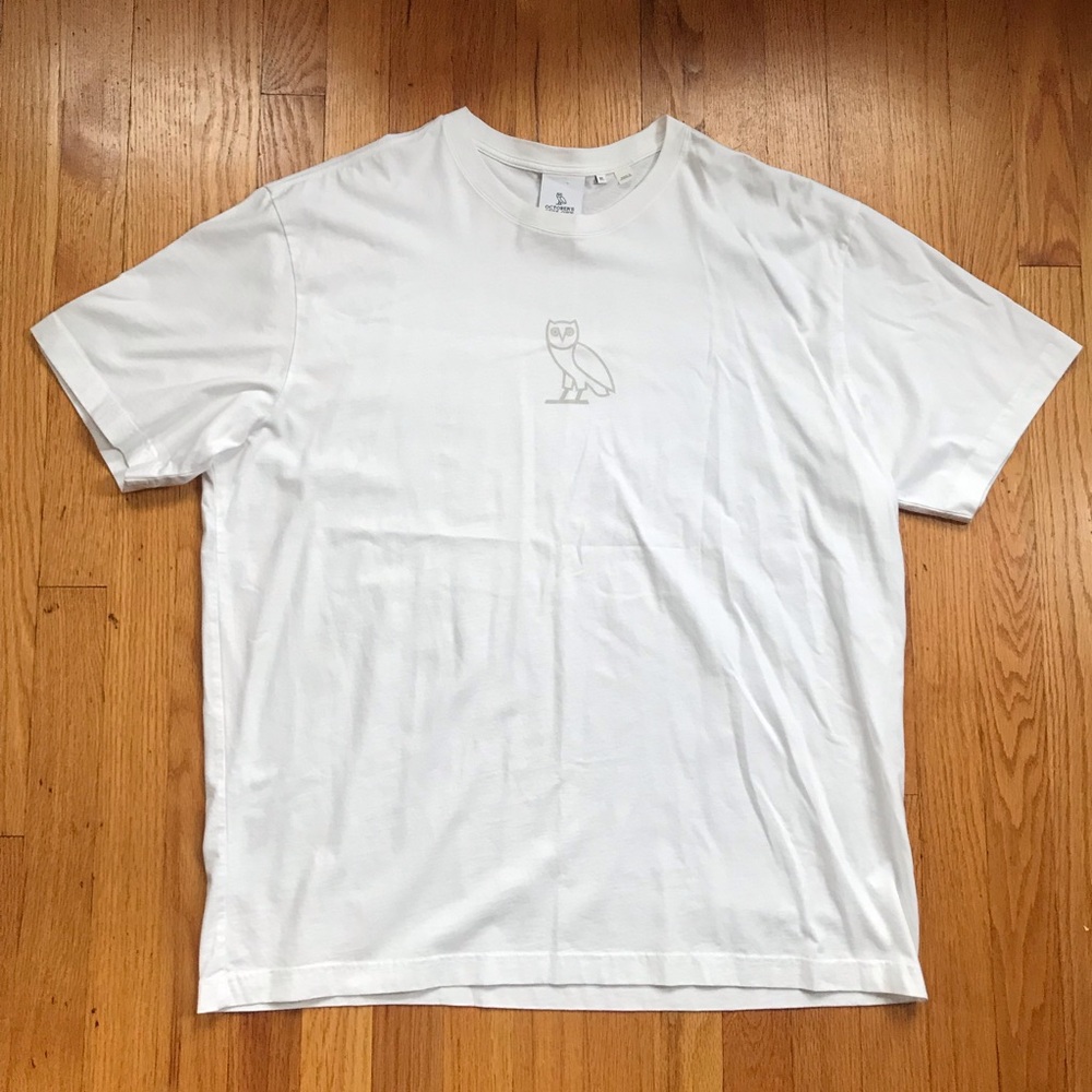 OVO Octobers Very Own Classic Logo White Tee XL